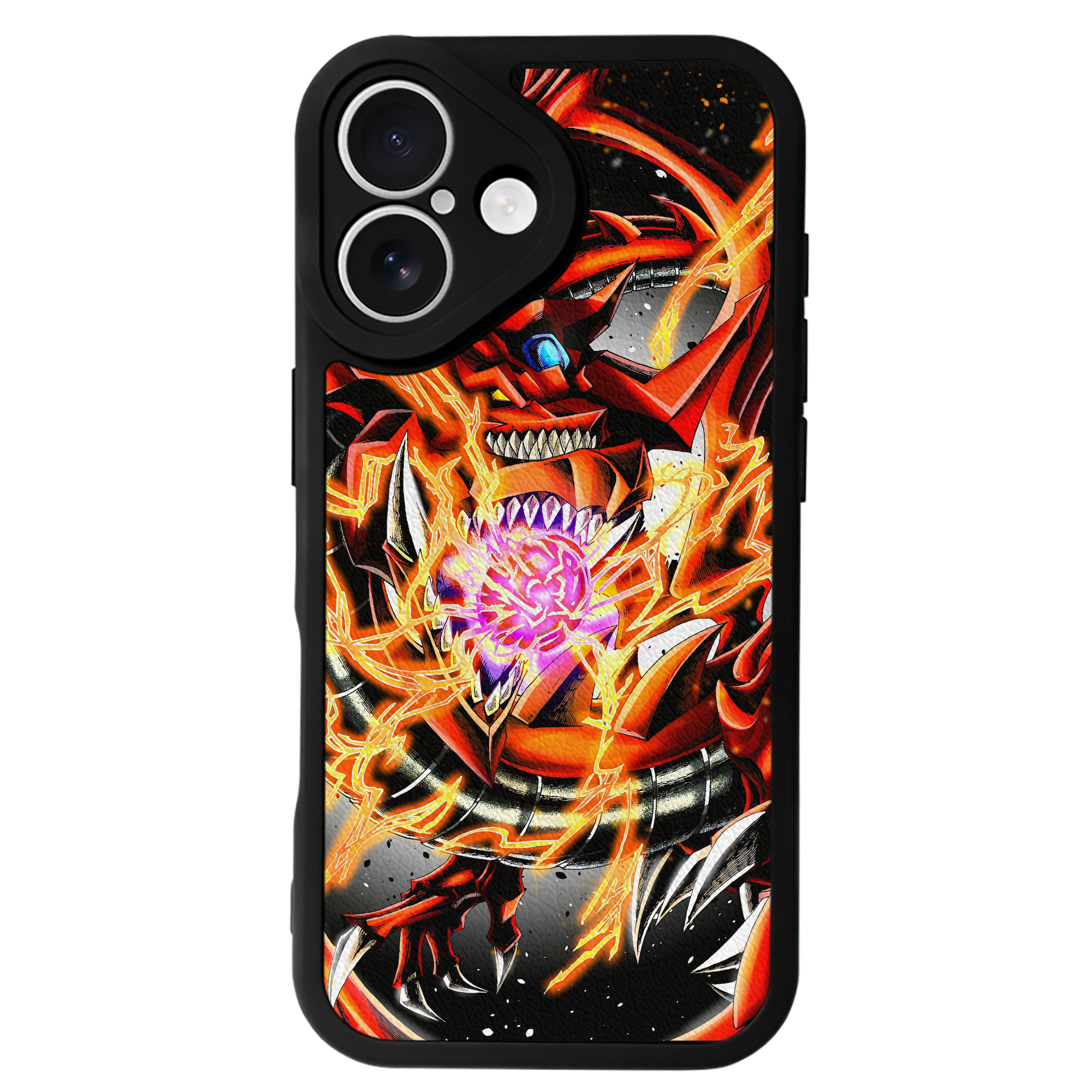 （画像用） 遊☆戯☆王 Yu-Gi-Oh! 【iPhone 16シリーズ対応】シリコンスマホケース（レザー調） 材質：シリコン